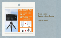 Dimmable RGB LED panel for streaming