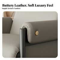 Upholstered Single-Seater Light Luxury Aesthetic Lounge Chair Minimalist Design Sturdy Construction for Adults, Waiting Room