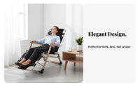 Foldable Chaise Lounge Space-Saving Adjustable Folding Cot Lay-Flat Capability