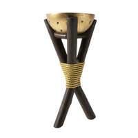 Tripod Candle Holder Modern Candlestick Sturdy for Entryway