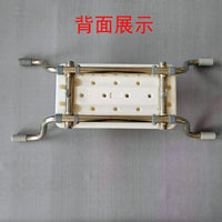 Non-Slip Stainless Steel Bathtub Stool with Backrest and Armrests
