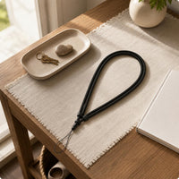 2 Pieces Metal Buckle Handheld Fan Strap Rotatable Joint Adjustable Fan Strap Easy to Use Wearable Accessory