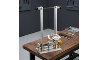 Bike Wheel Truing Stand Aluminum Alloy Truing Stand with Rollers Stable Wheel Calibration Tool for Mechanics