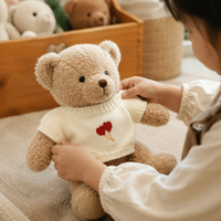 Build a Bear Clothes, 50cm Knitted Dolls Clothes Outfits, Standard Stuffed Animal Doll Accessories, Customizable Toy Bear Clothes for Imaginative Play