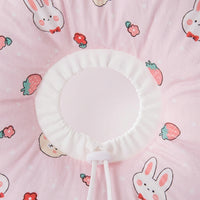 Head Cone for Pet Recovery, Padded Donut Material with Drawstring, Comfortable Pet Grooming Cone and Adjustable Anti Bite After Surgery