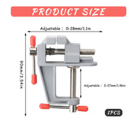 Mini Table Vise Compact Mini Bench Vise Portable for Home Repair, Workbench