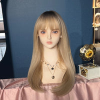 PVC Female Mannequin Head for Wig and Makeup Display, Half Body, Without Wig