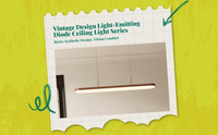 Dimmable LED ceiling light for living room