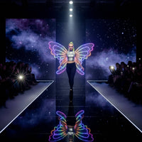 Butterfly Wing Light-up Costume Wing Accessory for Cosplayers, Dancers, Stage Performances, Dance