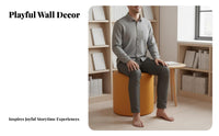 Circular bookcase Bench Multi-Functional Public Furniture Upholstered padding