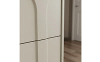 Space Saving Slim Shoe Cabinet Cream Design Flip Drawer Shoe Cabinet Large Capacity Sturdy Construction for Small Areas, Hallway, Apartment