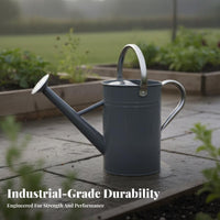 Watering Can with Sprinkler Rose Traditional Watering Can with Rose Head Galvanized Garden Tool for Gardeners