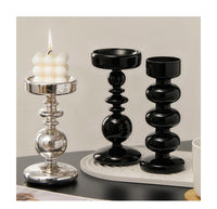 Vintage Romantic Aromatherapy Candle Holder Silver Nordic Style Tabletop Decor