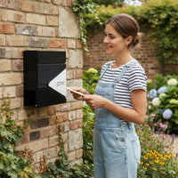Letter Box Rust-Resistant Post Box Rainproof Front Door Mailbox