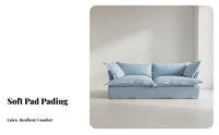 frill Skirt Sofa Apartment Size Couch with frilld Skirt exceptionally soft Loveseat for Young Adults, residents, Living Room, Lounge Area, Bedroom
