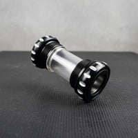 Hollow Shaft Threaded Bottom Bracket Sealed Bearing BB30 Bottom Bracket Precision Machined Bike Crank Axle Easy to Install for Road Cycling, Mountain Biking