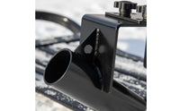 Sled Mount Rod Holder Construction Sled Mount Pole Holder Weather Resistant Clamp-on Fishing Pole Stand for Anglers