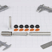 14 Pieces Pressure Switch Rebuild Installation Tool Kit Silver-Toned Silver Pressure Switch Installation Tool Kit Matte Black