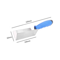 Rust-Proof Stainless Steel Corner Trowel Thickened Blade 90 Degree Corner Trowel Creates Even Finish 90 Degree Plastering Tool Long-Lasting Construction for Plasterers, Masons, DIY Enthusiasts, Home Improvement