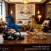 源头工厂开业摆件马到成功生肖马工艺品办公室客厅酒柜装饰品摆件