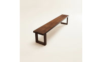 Solid Wood Wooden Bench Rustic Long Bench Natural Furniture Elegant for Foyer