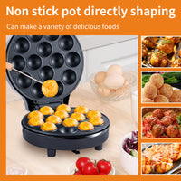 14-Hole Takoyaki Maker with Large Capacity, 750W, 220V
