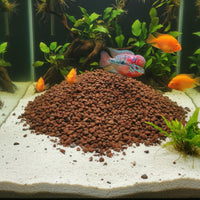 Red Volcanic Rock Improves Water Quality Aquatic Habitat Molten Rock Natural Volcanic Stone Safe