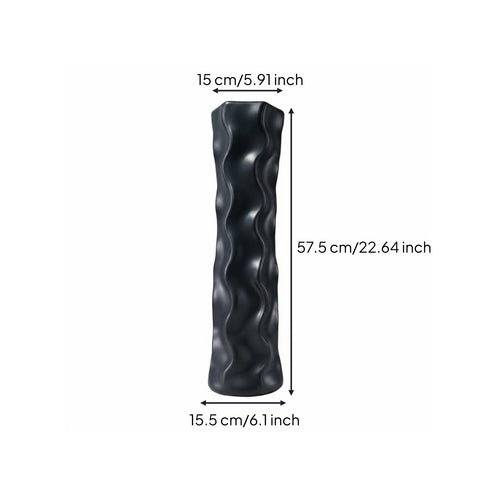 Plastic Imitation Ceramic Vase Lightweight Home Decoration Shatter Resistant