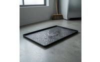 Tray-Style Mat Raised Border Silicone Mat Spill-Catching for Under Appliances