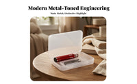 High-Hardness Model Scribing Push Knife | Ridged Non-Slip Handle, Panel Line Scriber with Interchangeable inserts, for Scale Modeling