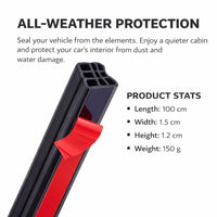 Car Door Seal Strip, Waterproof Rubber Sealing Strip for Trucks, Soundproof Door #variant:1 Meter (Trial Pack)
