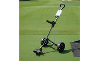 Portable Golf Cart with Straps Lightweight Golf Walking Cart Space-Saving Long-Lasting for Practice Rounds