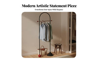 Multi-Functional Valet Stand with Tray standalsinglestanding Design Clothing Rack Stable Base Home Furnishing Space-Saving for Homeowners, Renters, Bedroom, Living Room, Entryway, Walk-in Closet