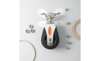 Heavy-Duty Nylon Sheave Pulley Block Multi-Purpose Stainless Steel Swivel Pulley for Boating, Gym