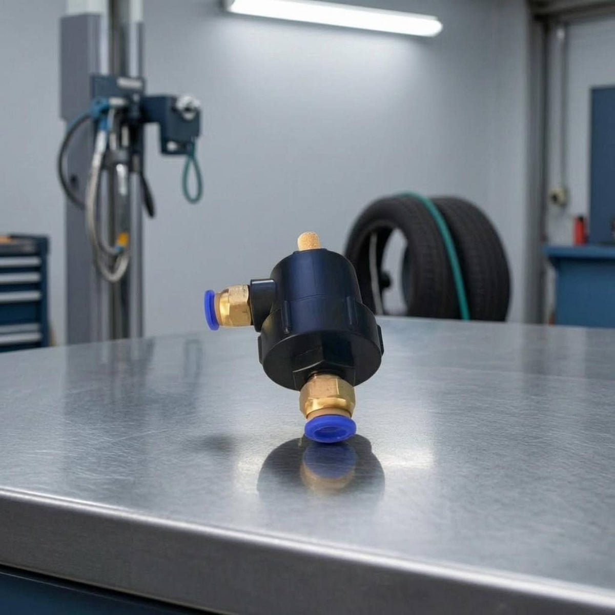 Quick Exhaust Valve Brass Fittings Pneumatic Exhaust Valve Push-Toblue Push-to-Connect Adapters