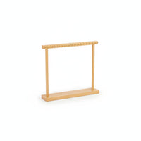 18-Hook Brush Stand Metal Hooks Desk Organizer Tabletop