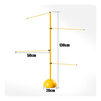 Butterfly Training Rod Multi-Angle Practice Basketball Agility Pole Portable
