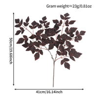 Fake Maple Leaf Branch Artificial Maple Leaf Pick Seasonal Shade Foliage for Dining Table