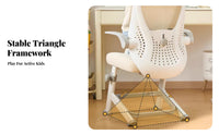Adjustable Student Chair Ergonomic Design Study Seat Stable Base for Children