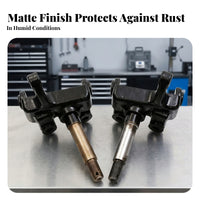 Steering Joint Assembly | Black Painted Finish, Heavy-Duty Metal Construction, for ATV