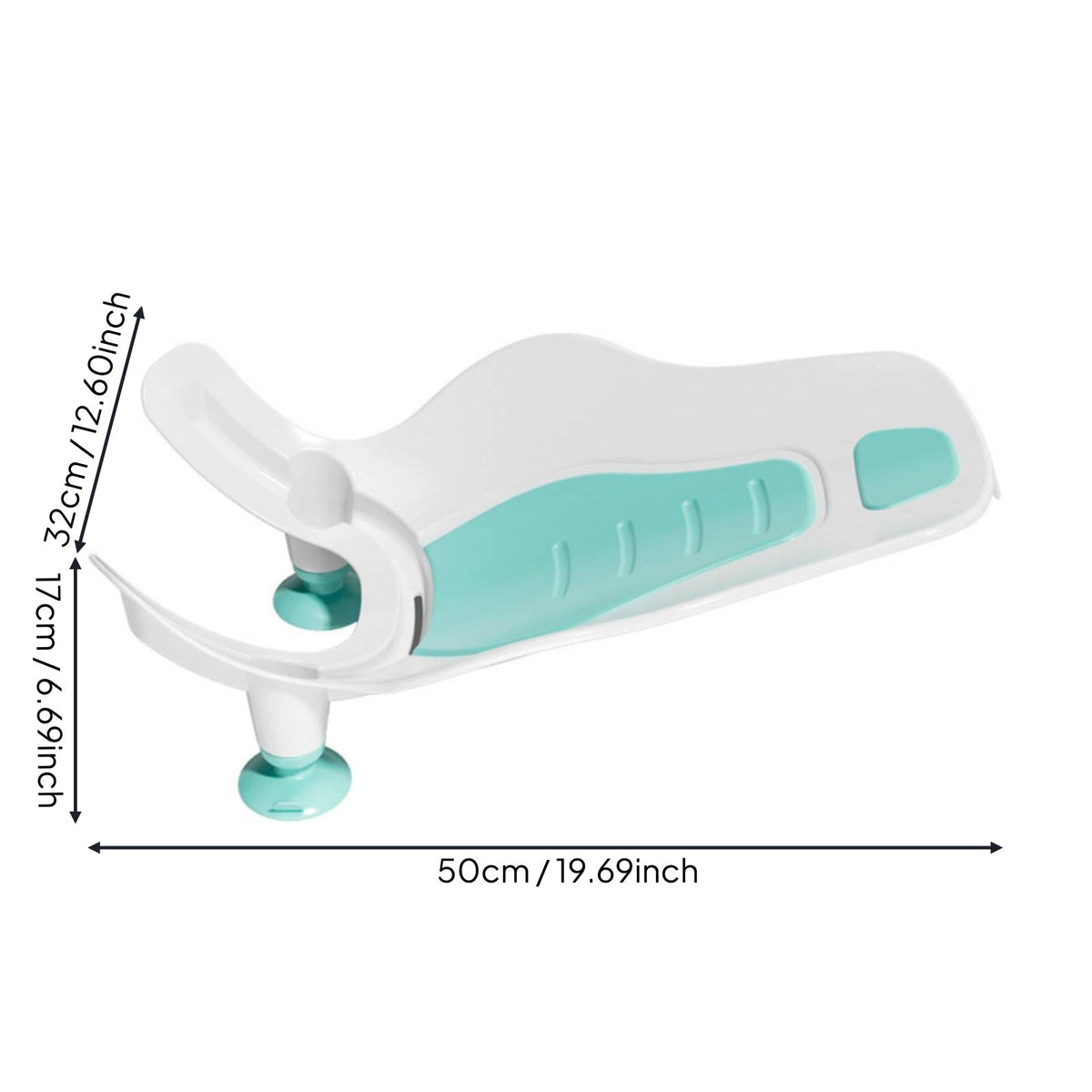 Sit or Lie Position Baby Butt Washing Basin Ergonomic Design Baby Bottom Washing Aid Non-Slip Infant Sink Bather Easy Storage for Newborns