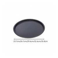 Round Non-Stick Pizza Pan Heavy Duty Non-Stick Pizza Baking Pan Food Grade