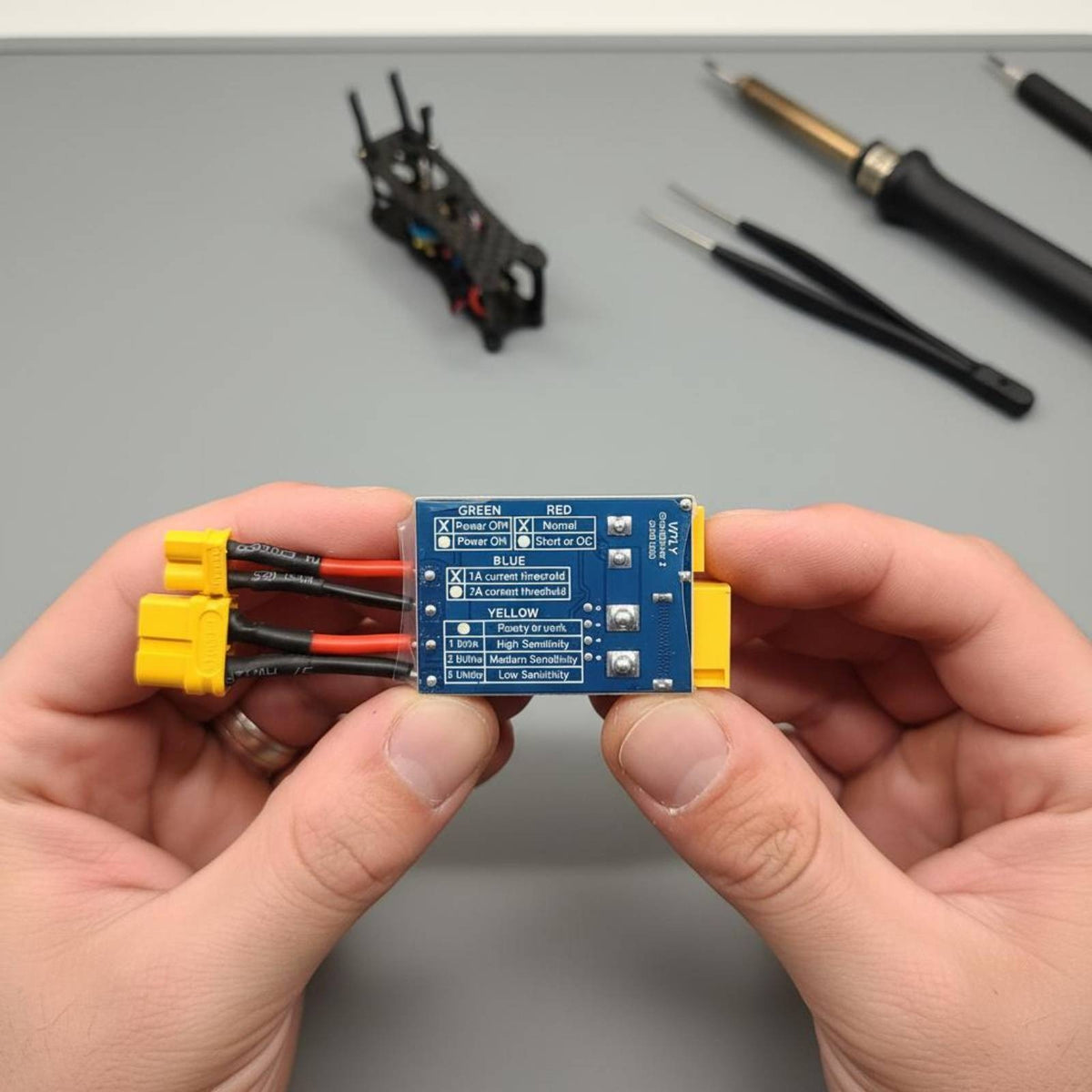 Smoke Stopper LED Display Electronics Protection for Bench Testing