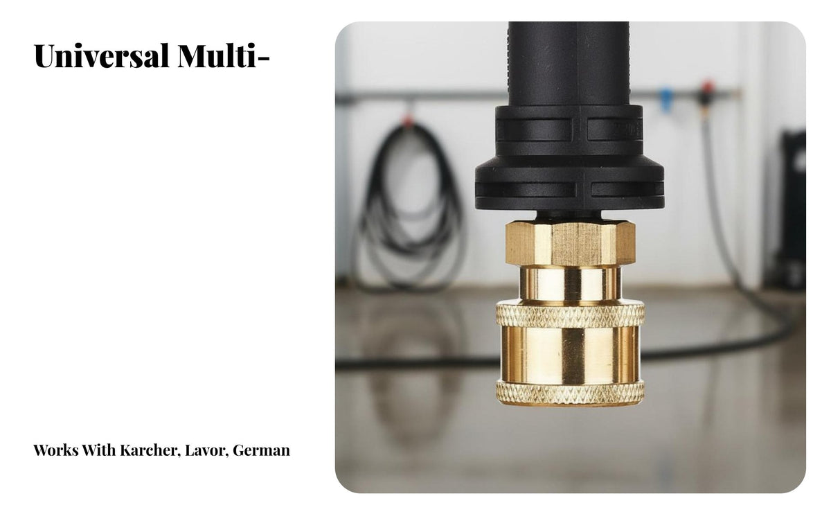 1/4 Inch Quick Connect Adapter Leak-Resistant 1/4 Inch Quick Connect Converter Foam Dispenser Adapter for Car Cleaners, DIY Enthusiasts