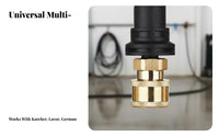 1/4 Inch Quick Connect Adapter Leak-Resistant 1/4 Inch Quick Connect Converter Foam Dispenser Adapter for Car Cleaners, DIY Enthusiasts