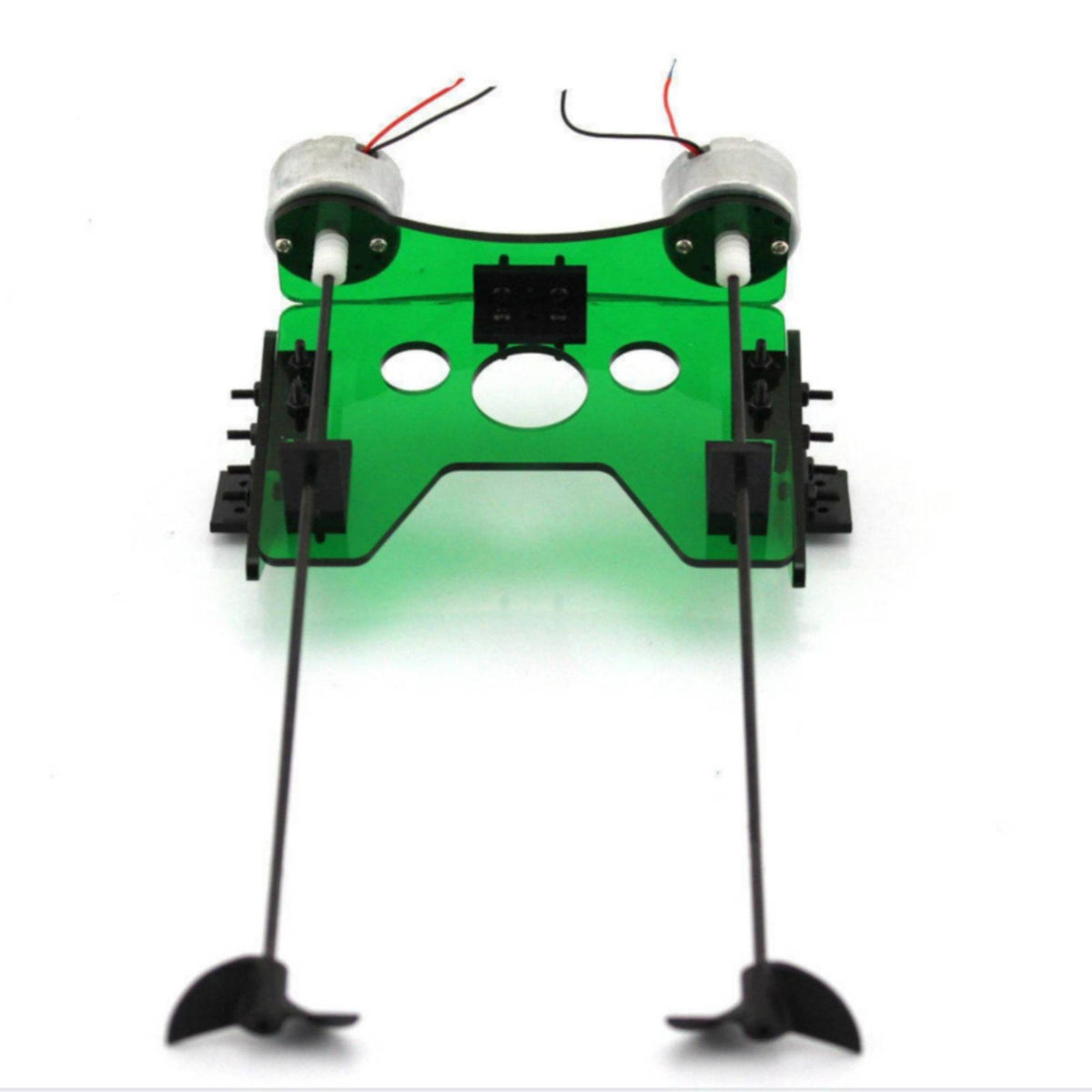 Rudderless Twin Motor Propulsion Kit Compact Boat Propulsion Module with Propellers Underwater Thruster for Hobbyists