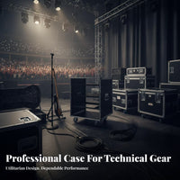Rolling Audio Mixing Console Rack Mobile Design Aturntablistustable Audio Mixing Console Trolley Lockable Casters Padded Surface