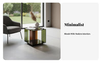 Open-Cube End Table Multi-Functional Pet Shelter Space-Saving for Bedroom, Study
