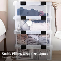 Under-Bed Storage Box Dustproof Closet Organizer Easy to Clean for Families