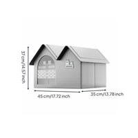 Cooling Feline Bed Ventilation Holes Cooling Feline House Ice Packs for Indoor